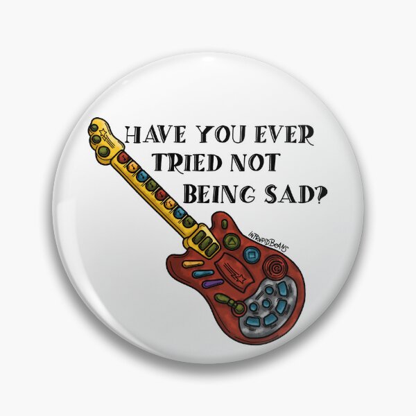 Item preview, “Try Not Being Sad” Flash Tattoo designed and sold by IntrepidBeans.