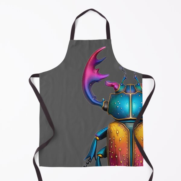 Item preview, Rainbow Stag: Vibrant Beetle Illustration designed and sold by hookline.