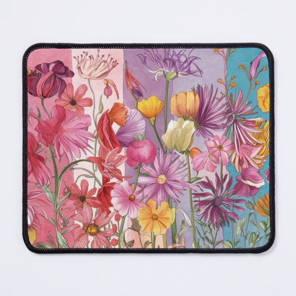 Item preview, A vibrant illustration of flowers in full bloom. designed and sold by Travelcommodity.