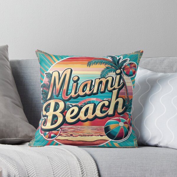 Item preview, Classic Vintage Miami Beach Florida Logo designed and sold by TheArtOfPat.