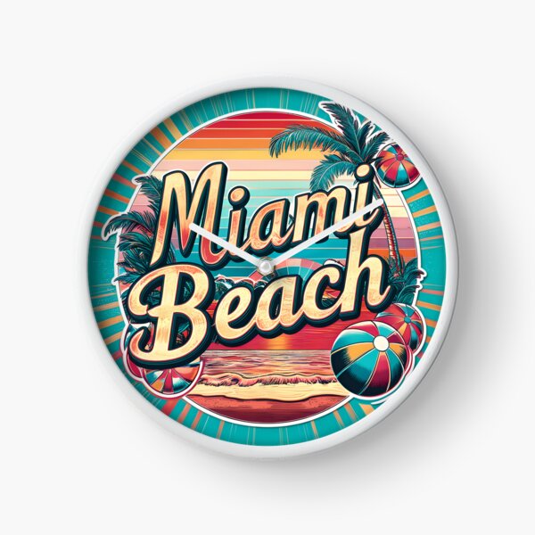 Item preview, Classic Vintage Miami Beach Florida Logo designed and sold by TheArtOfPat.