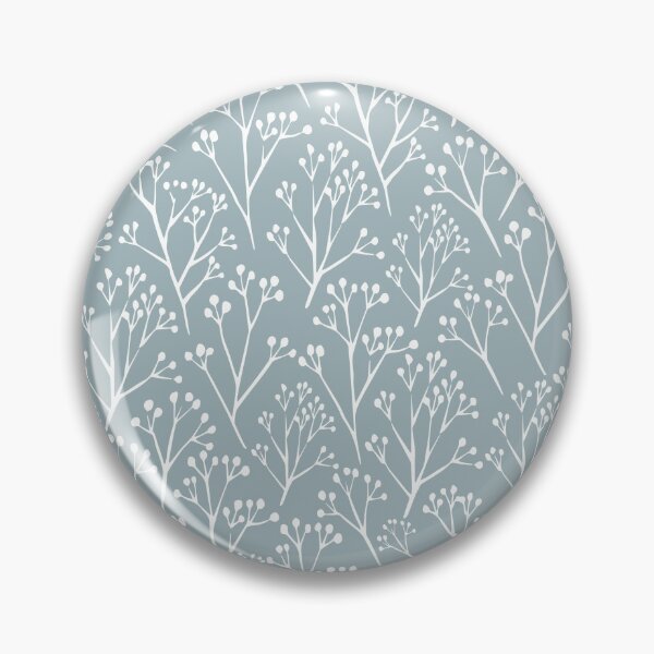 Item preview, Minimalistic leaf pattern - dusty blue designed and sold by LindaSitniece.