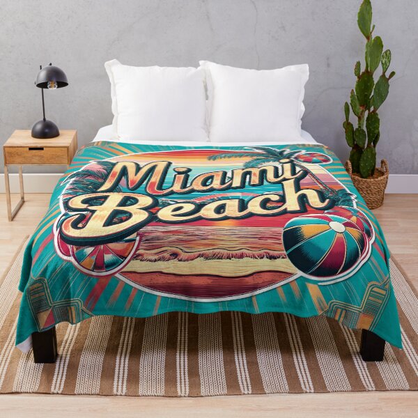 Item preview, Classic Vintage Miami Beach Florida Logo designed and sold by TheArtOfPat.