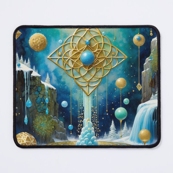 Item preview, Icing Falls with Diamond and Circular Symbols designed and sold by Melantari Vizuns.