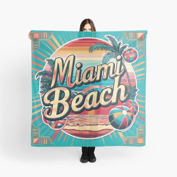 Item preview, Classic Vintage Miami Beach Florida Logo designed and sold by TheArtOfPat.