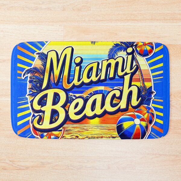 Item preview, Classic Vintage Miami Beach Florida Logo designed and sold by TheArtOfPat.