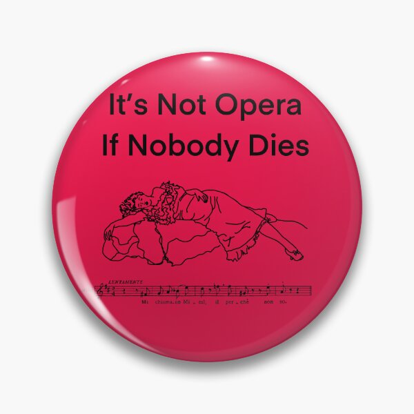 Item preview, Not Opera 1 black writing designed and sold by ClaireBillson.