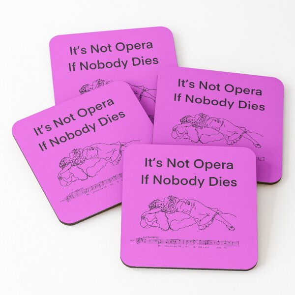 Item preview, Not Opera 1 black writing designed and sold by ClaireBillson.