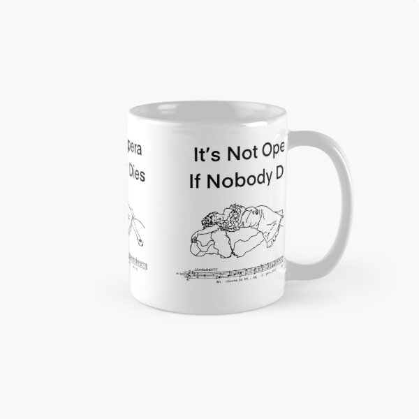 Item preview, Not Opera 1 black writing designed and sold by ClaireBillson.