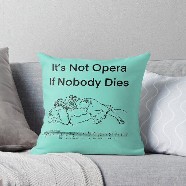 Item preview, Not Opera 1 black writing designed and sold by ClaireBillson.