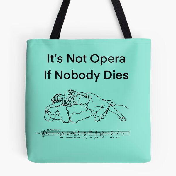 Item preview, Not Opera 1 black writing designed and sold by ClaireBillson.