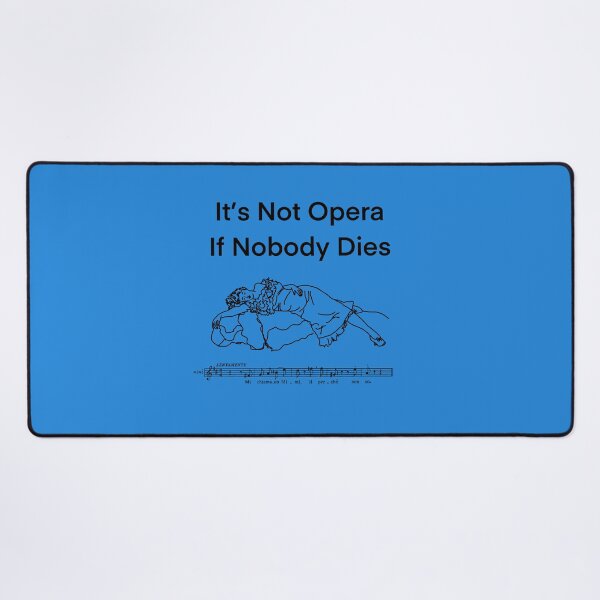 Item preview, Not Opera 1 black writing designed and sold by ClaireBillson.