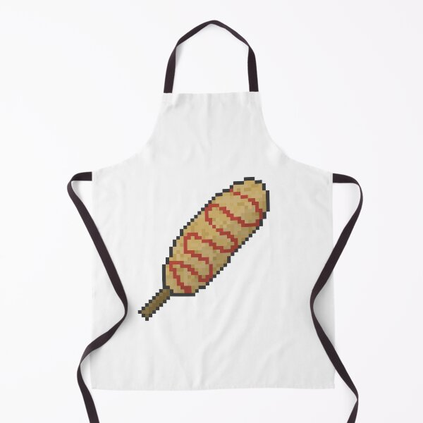 Item preview, corndog pixel art designed and sold by helixter.