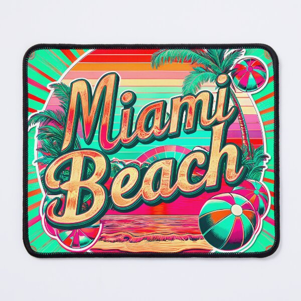 Item preview, Classic Vintage Miami Beach Florida Logo designed and sold by TheArtOfPat.