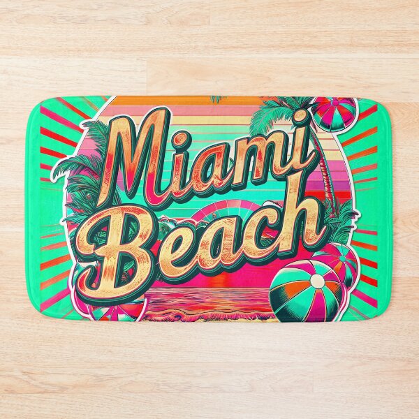 Item preview, Classic Vintage Miami Beach Florida Logo designed and sold by TheArtOfPat.