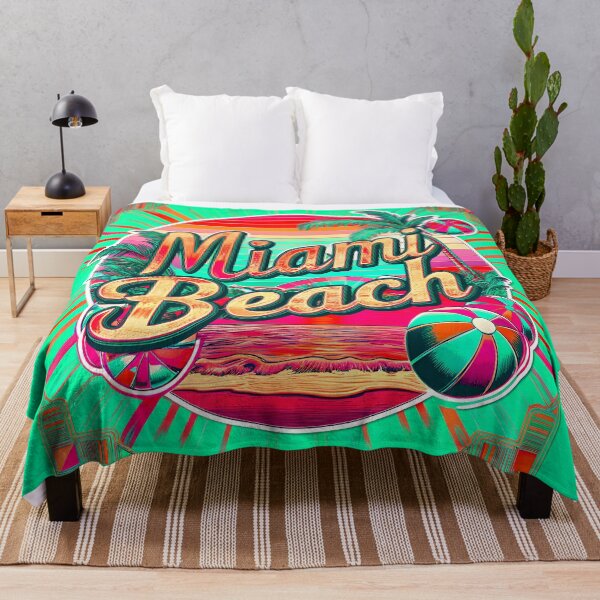 Item preview, Classic Vintage Miami Beach Florida Logo designed and sold by TheArtOfPat.