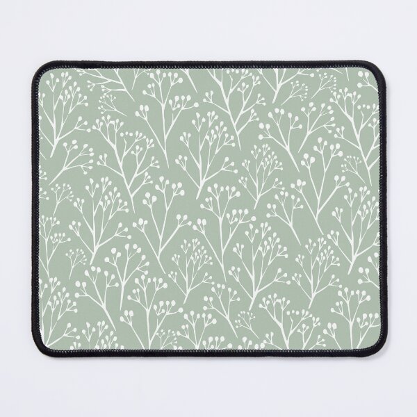 Item preview, Minimalistic leaf pattern - sage green designed and sold by LindaSitniece.
