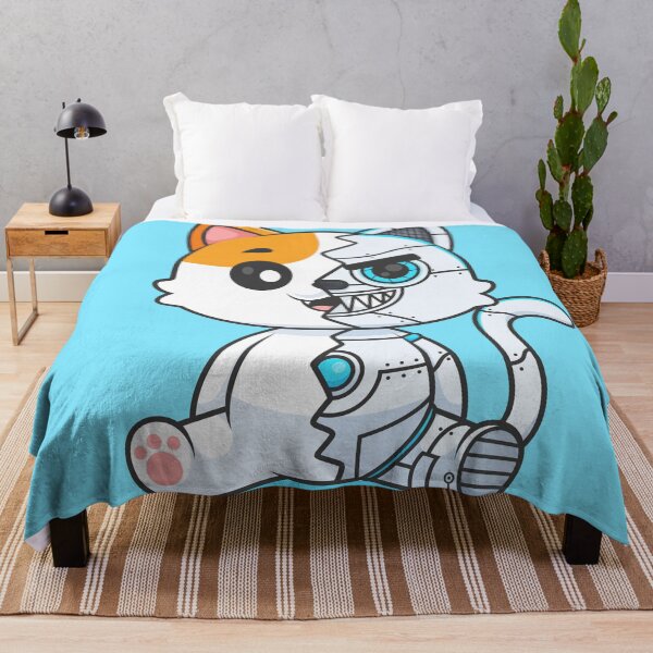 Item preview, Cute Cat Robot Cyborg Cartoon Vector Icon - Adorable Animal and Technology Illustration designed and sold by hjian8219.