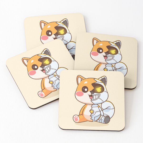 Item preview, Cute Shiba Inu Dog Robot Cyborg Cartoon Vector Icon - Adorable Animal and Technology Illustration designed and sold by hjian8219.
