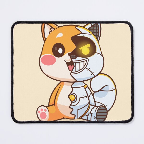 Item preview, Cute Shiba Inu Dog Robot Cyborg Cartoon Vector Icon - Adorable Animal and Technology Illustration designed and sold by hjian8219.