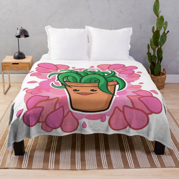 Item preview, Cute Plant over Colorful Petals designed and sold by MDesign8.