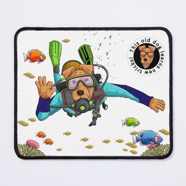 Item preview, This old dog learns to scuba 2 designed and sold by US3Ink.