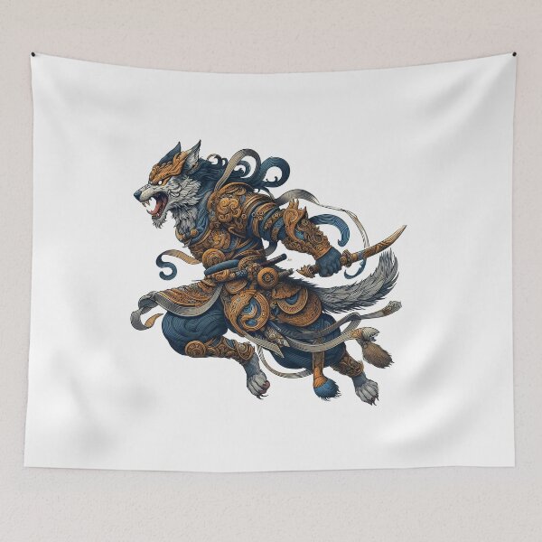 Item preview, Clockwork Wolf Warrior designed and sold by Indoni.