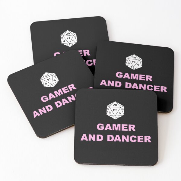 Item preview, D20 Gamer and Dancer in Pink designed and sold by ZepoPublishing.