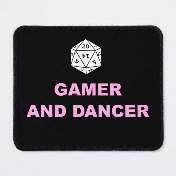 Item preview, D20 Gamer and Dancer in Pink designed and sold by ZepoPublishing.