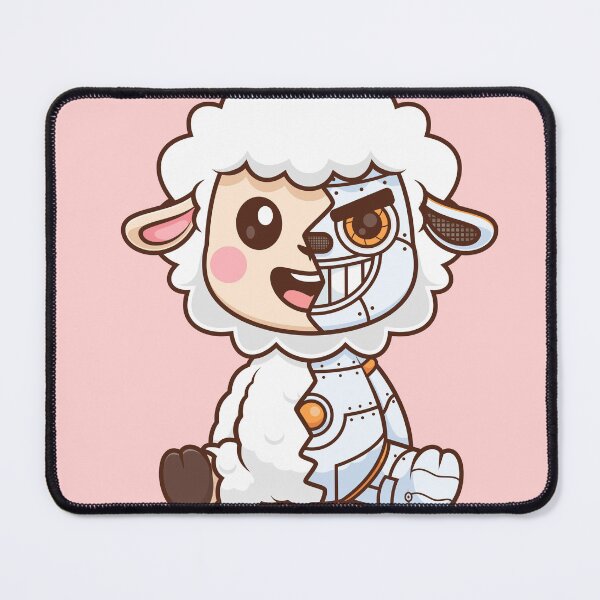 Item preview, Cute Sheep Robot Cyborg Cartoon Vector Icon - Adorable Animal and Technology Illustration designed and sold by hjian8219.