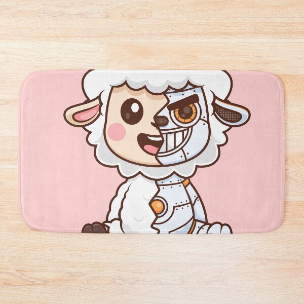 Item preview, Cute Sheep Robot Cyborg Cartoon Vector Icon - Adorable Animal and Technology Illustration designed and sold by hjian8219.