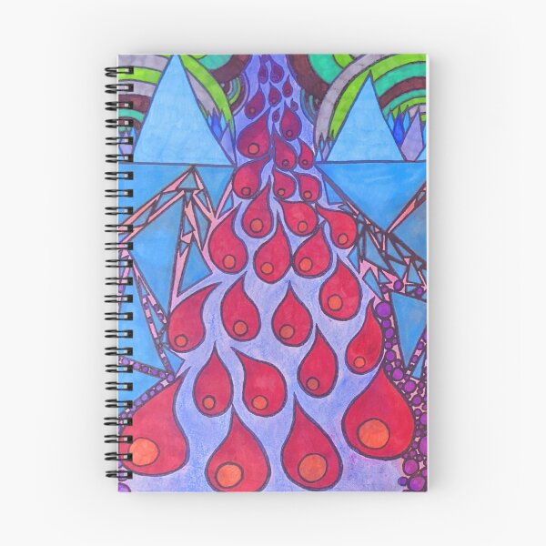 Item preview, abstract geometric landscape pattern designed and sold by StelaDisigns.