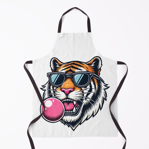 Item preview, Cool Tiger with Bubblegum designed and sold by ArtistryTouch.