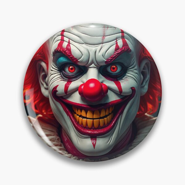 Item preview, Scary Crazy Killer Clown designed and sold by TheArtOfPat.