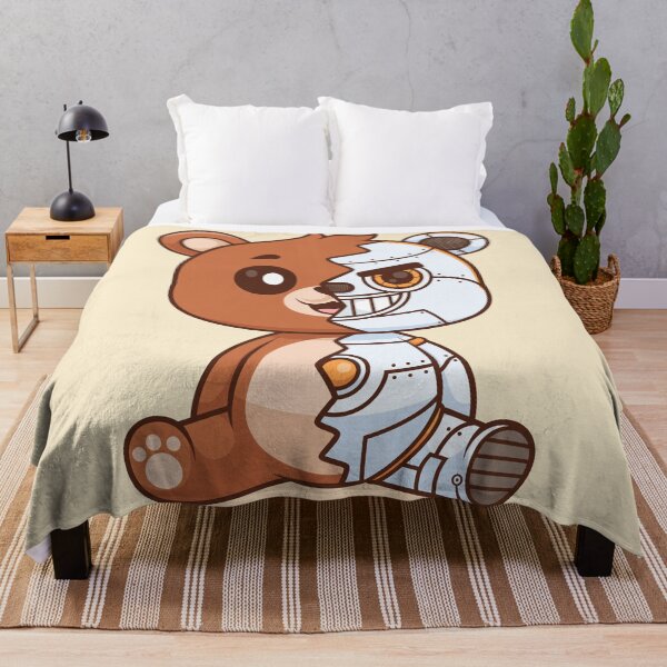 Item preview, Cute Bear Robot Cyborg Cartoon Vector Icon - Adorable Animal and Technology Illustration designed and sold by hjian8219.