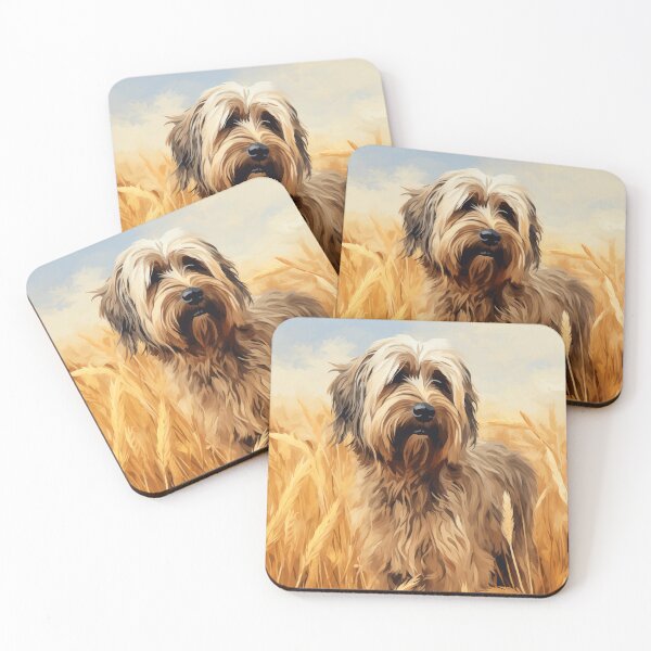 Item preview, Briard in a Wheat Field designed and sold by Samuelsboro.