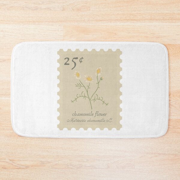 Item preview,  Chamomile flower vintage stamp designed and sold by Jasmine Sixel.