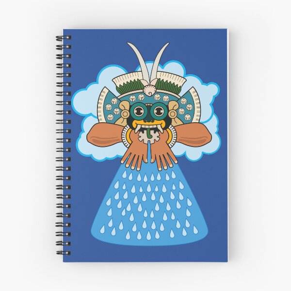 Item preview, Tláloc making rain designed and sold by ocelotlcalli.