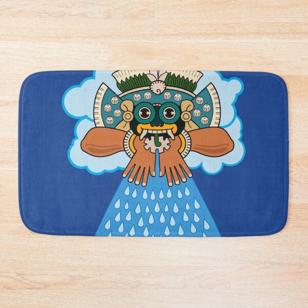 Item preview, Tláloc making rain designed and sold by ocelotlcalli.