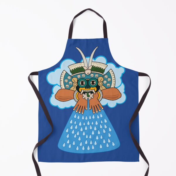 Item preview, Tláloc making rain designed and sold by ocelotlcalli.