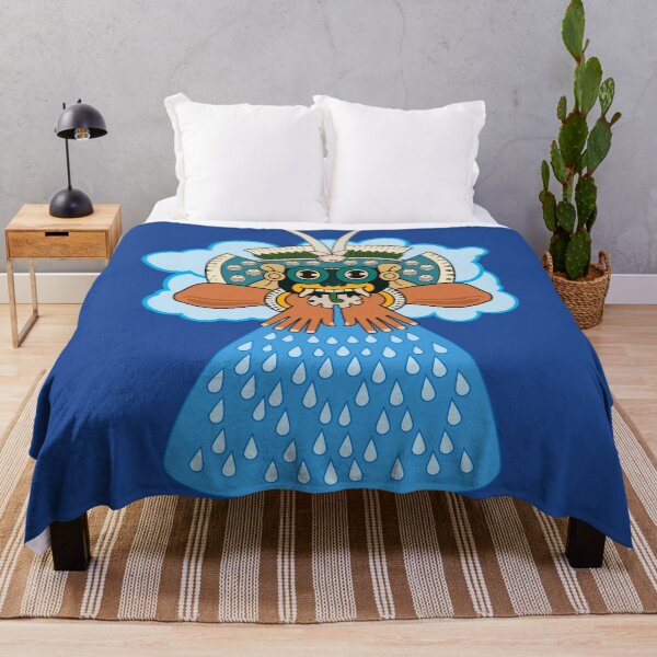 Item preview, Tláloc making rain designed and sold by ocelotlcalli.