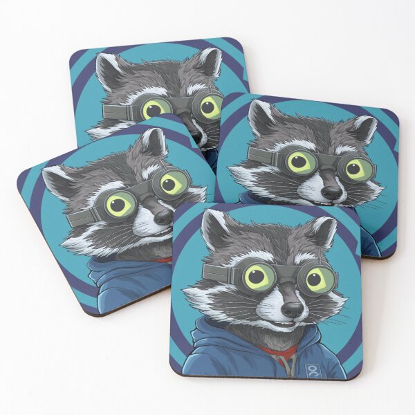 Item preview,  Night Vision Goggles Raccoon designed and sold by Manara  -Art.