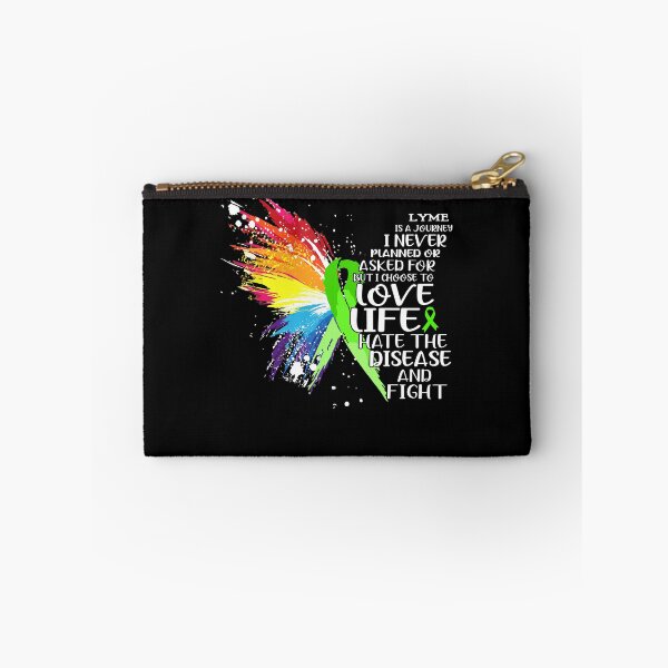 Item preview, Lyme is a journey I NEVER planned or asked for but i choose to LIVE LIFE hate the disease and FIGHT designed and sold by KatMercerr.