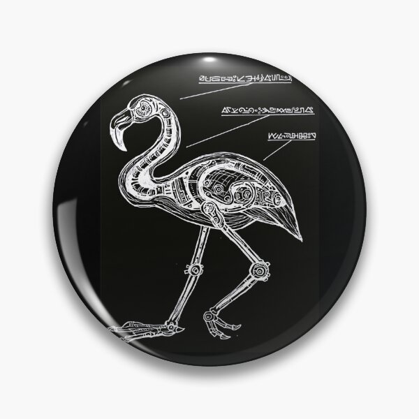 Item preview, Cyber Flamingo - Sorceress Of Silicon designed and sold by Shiny Red Nothing.