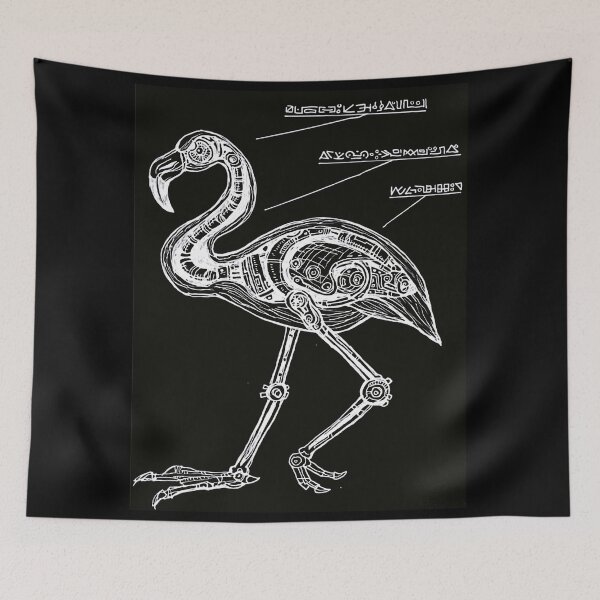 Item preview, Cyber Flamingo - Sorceress Of Silicon designed and sold by Shiny Red Nothing.
