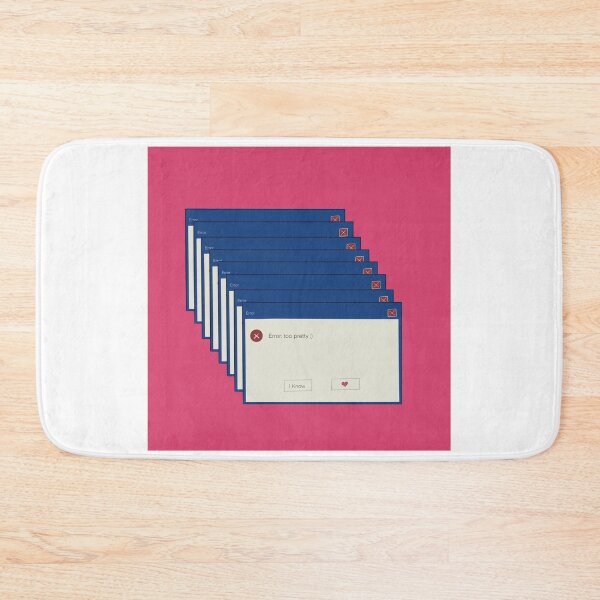 Item preview, Y2K Window Error Too Pretty Message designed and sold by WBArtwork.