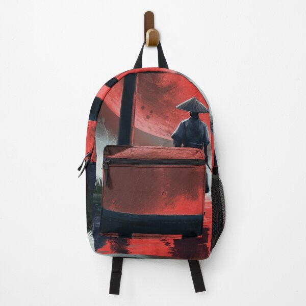 Item preview, Samurai Under the Blood Moon designed and sold by Exodoi.