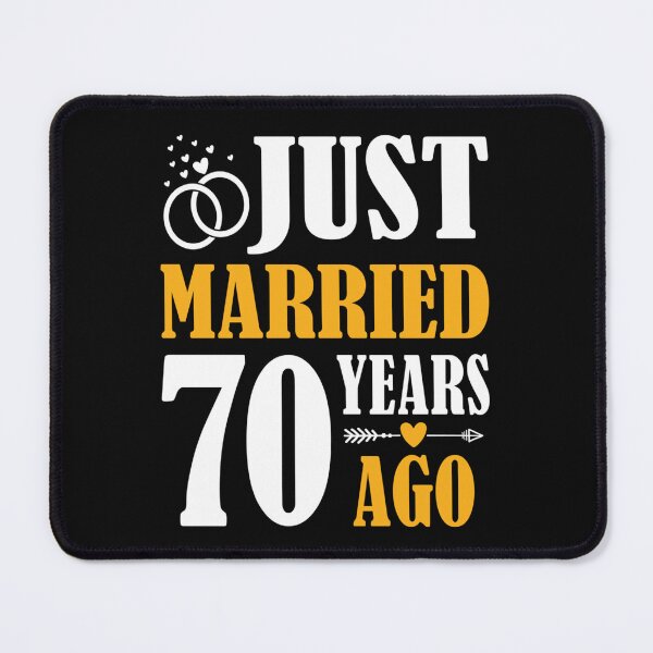 Item preview, Just Married 70 Years Ago designed and sold by skeastore.