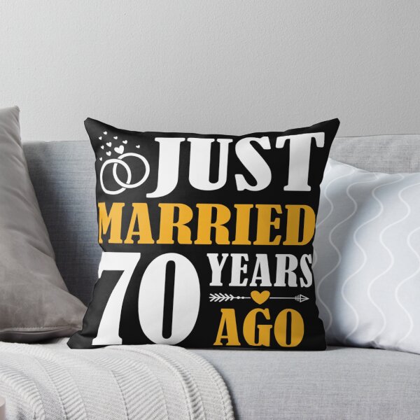 Item preview, Just Married 70 Years Ago designed and sold by skeastore.