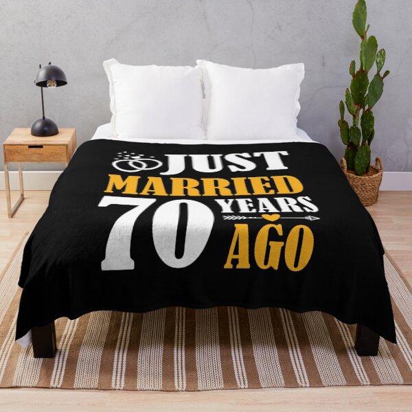 Item preview, Just Married 70 Years Ago designed and sold by skeastore.